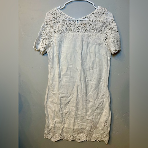 Sundance Imperial Eyelet Dress - Petite Medium - Picture 2 of 5
